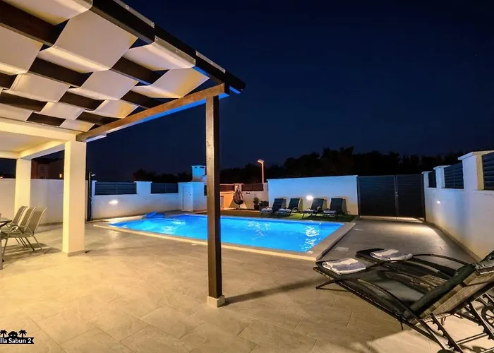 Sabun - Modern House With Heated Pool Villa Privlaka (Zadar)