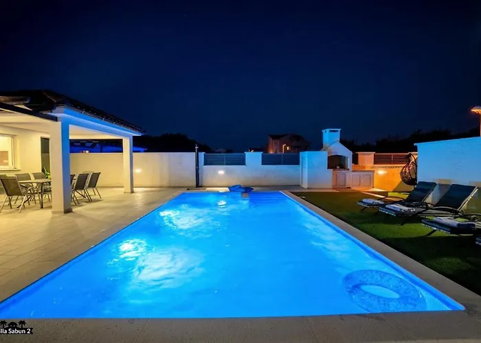 Sabun - Modern House With Heated Pool * Privlaka (Zadar)